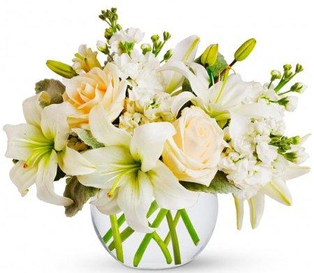 White flowers Vase product1096